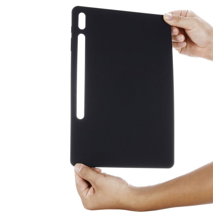 Защитный чехол Deexe Silicone Shell для Samsung Galaxy Tab S10 Plus - Yellow: фото 8 из 8