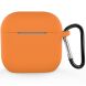 Защитный чехол Deexe Silicone Sleeve для Apple AirPods 4 - Orange (364411O). Фото 1 из 11