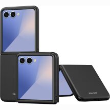 Защитный чехол Deexe Soft Touch Case для Samsung Galaxy Flip 8 - Black: фото 1 из 8