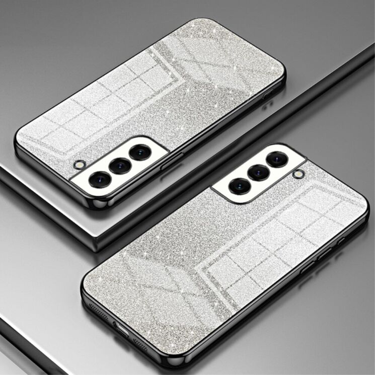 Защитный чехол Deexe Sparkles Cover для Samsung Galaxy S22 (S901) - Black: фото 2 из 7
