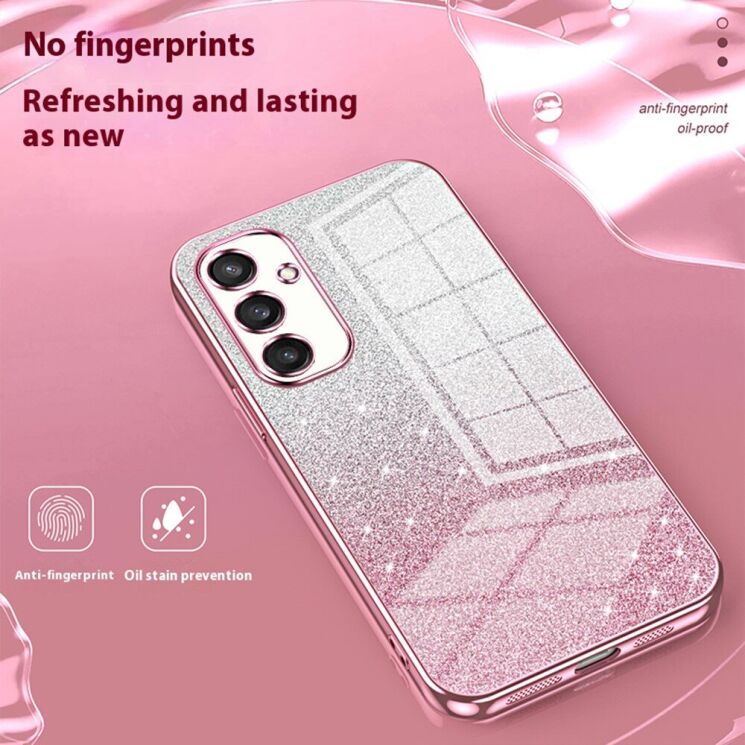 Защитный чехол Deexe Sparkles Cover для Samsung Galaxy S25 (S931) - Pink: фото 5 из 7