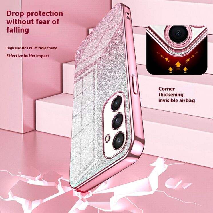 Защитный чехол Deexe Sparkles Cover для Samsung Galaxy S25 (S931) - Pink: фото 7 из 7