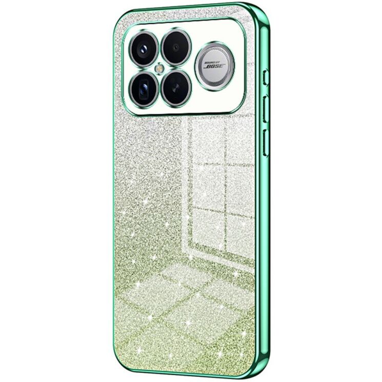 Защитный чехол Deexe Sparkles Cover для Xiaomi Poco F8 Ultra - Green: фото 1 из 7