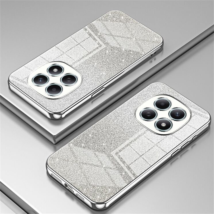 Захисний чохол Deexe Sparkles Cover для Xiaomi Redmi Note 15 5G / Poco M8 5G - Silver (404615S) Захисний чохол Deexe Sparkles Cover для Xiaomi Redmi Note 15 5G / Poco M8 5G - Silver: фото 2 з 7