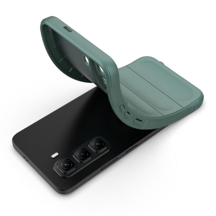 Защитный чехол Deexe Terra Case для Infinix Hot 50 Pro - Green: фото 3 из 6