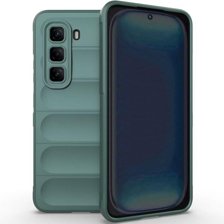 Защитный чехол Deexe Terra Case для Infinix Hot 50 Pro - Green: фото 1 из 6