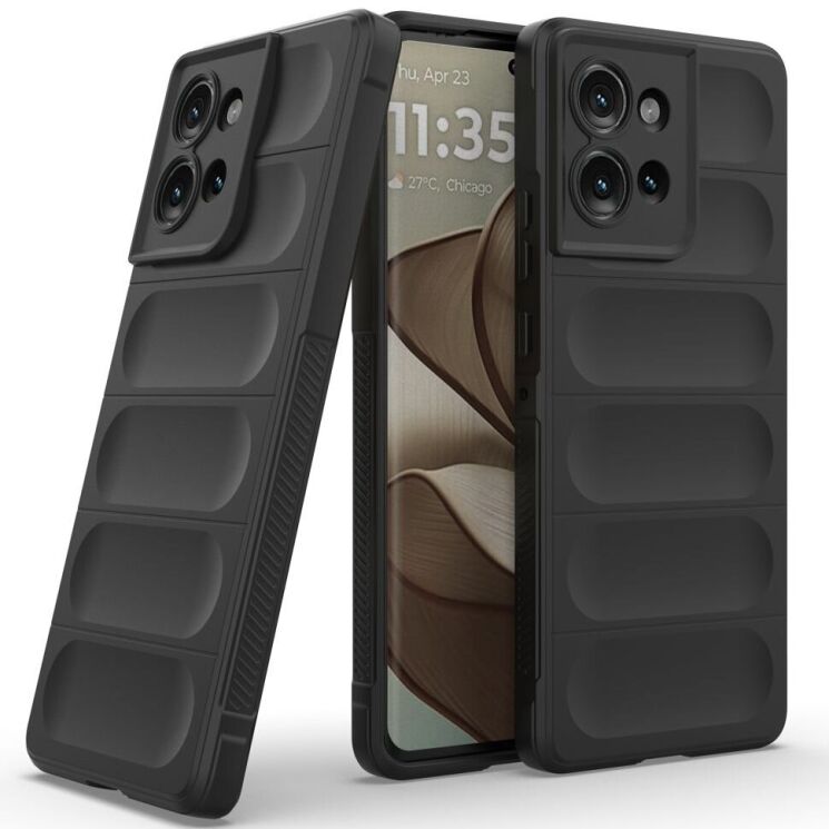 Защитный чехол Deexe Terra Case для Motorola Edge 50 - Black: фото 2 из 9