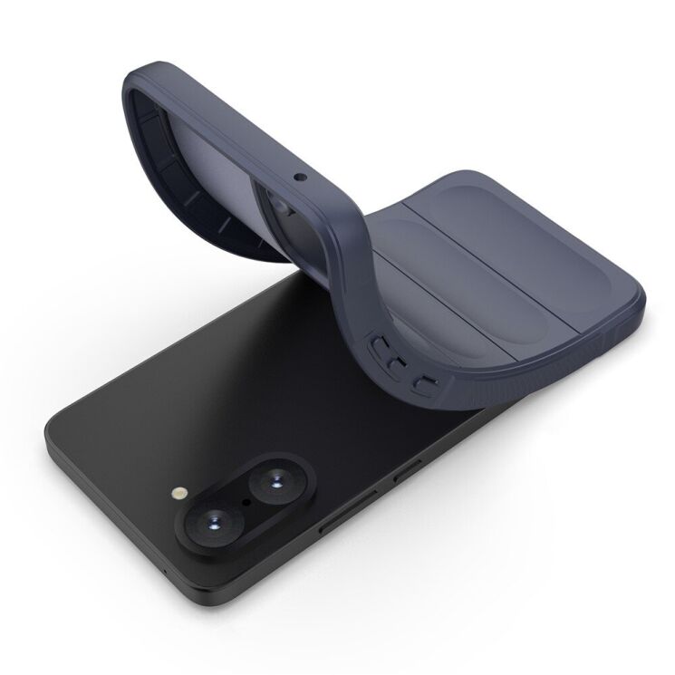 Захисний чохол Deexe Terra Case для OnePlus Nord CE 5 / Ace 5 Racing - Dark Blue: фото 2 з 5
