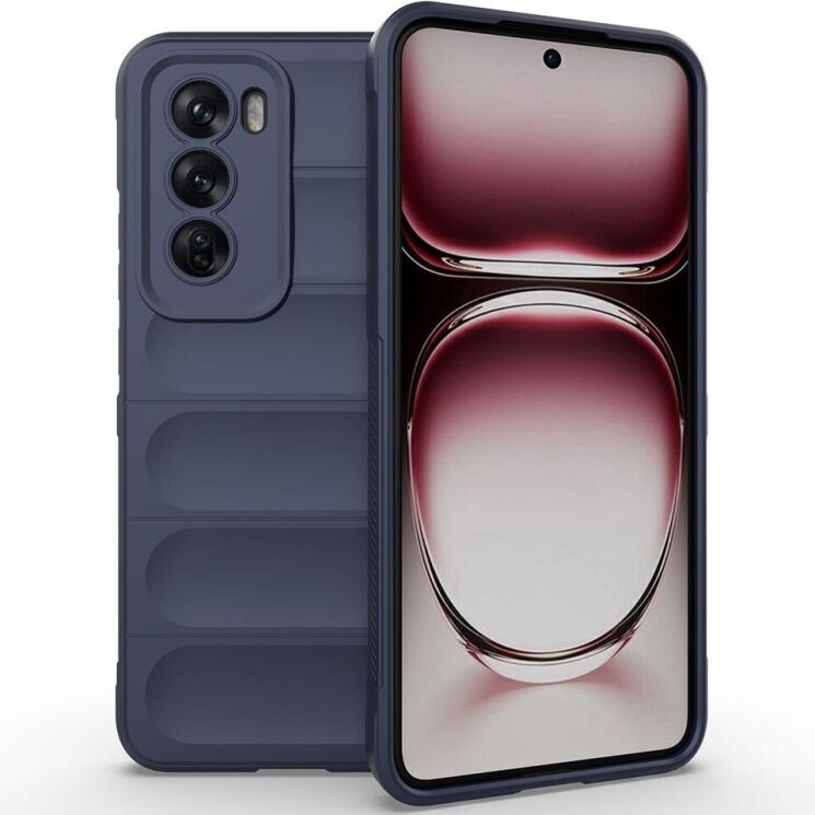 Защитный чехол Deexe Terra Case для OPPO Reno 12 Pro - Dark Blue: фото 1 из 5
