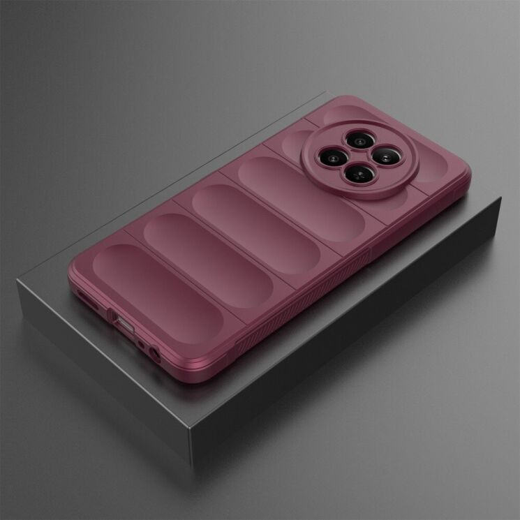Захисний чохол Deexe Terra Case для Realme 12 5G - Wine Red: фото 3 з 9