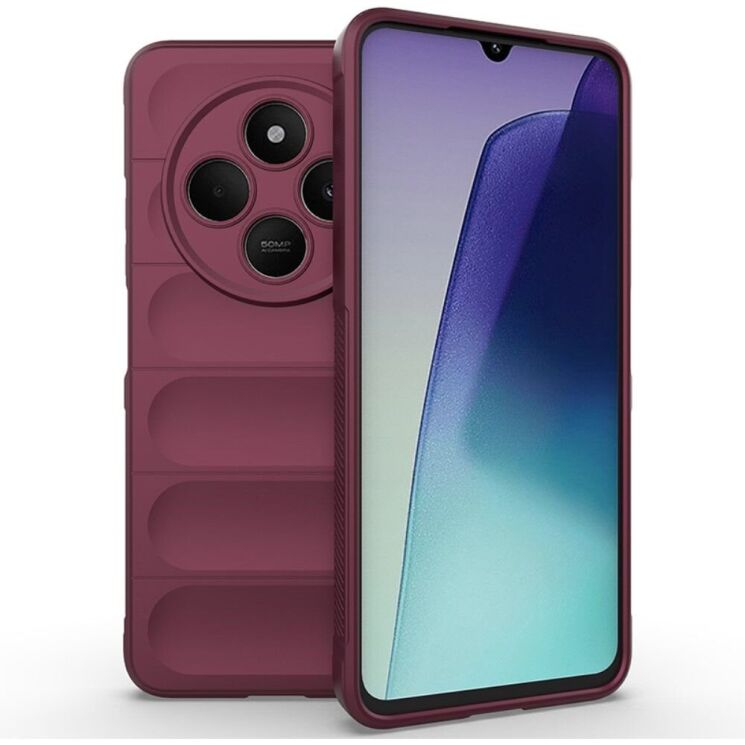 Защитный чехол Deexe Terra Case для Xiaomi Redmi 14C / Redmi A4 5G / Poco C75 - Wine Red: фото 1 из 6
