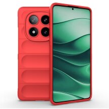 Захисний чохол Deexe Terra Case для Xiaomi Redmi Note 14 Pro 5G - Red: фото 1 з 6