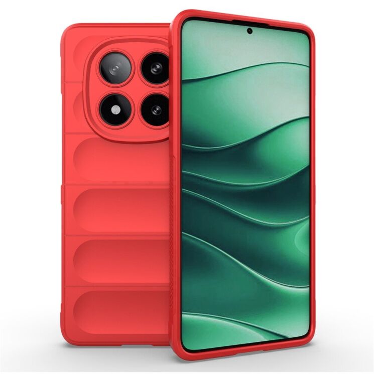 Захисний чохол Deexe Terra Case для Xiaomi Redmi Note 14 Pro 5G - Red: фото 1 з 6