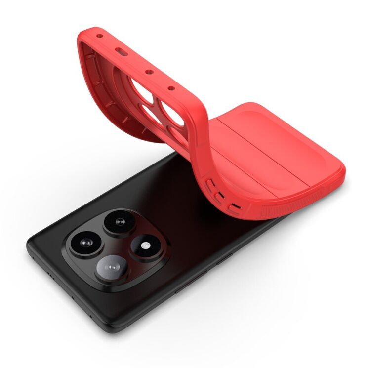 Захисний чохол Deexe Terra Case для Xiaomi Redmi Note 14 Pro 5G - Red: фото 2 з 6