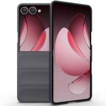 Защитный чехол Deexe Terra Case (FF) для Samsung Galaxy Flip 7 - Dark Grey: фото 1 из 7