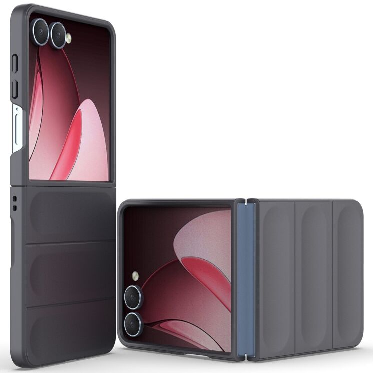 Защитный чехол Deexe Terra Case (FF) для Samsung Galaxy Flip 7 - Dark Grey: фото 4 из 7