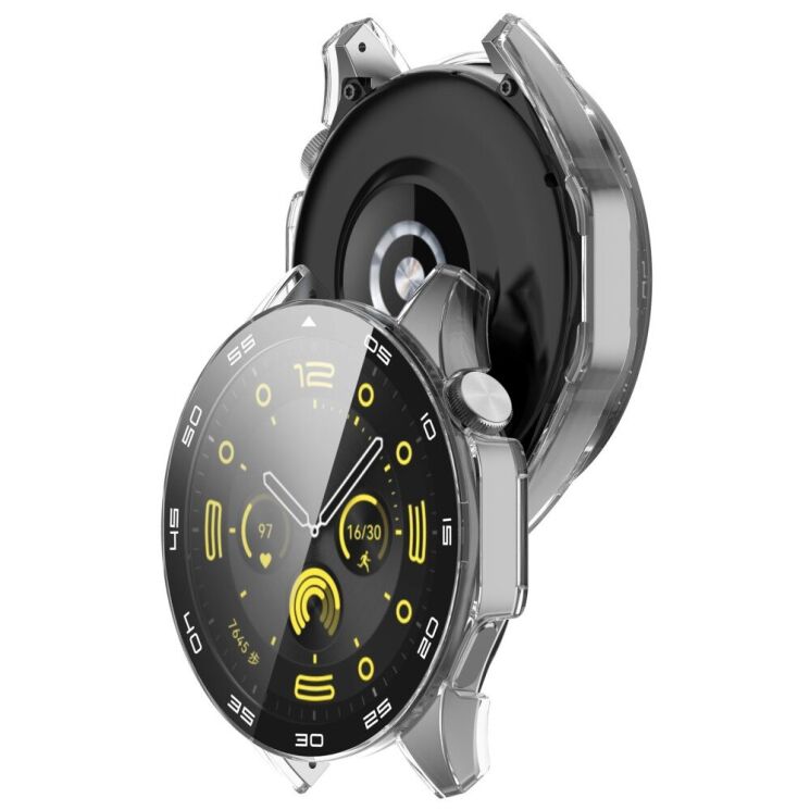 Защитный чехол Deexe Watch Case для Huawei Watch GT 4 (46mm) - Transparent: фото 3 из 8