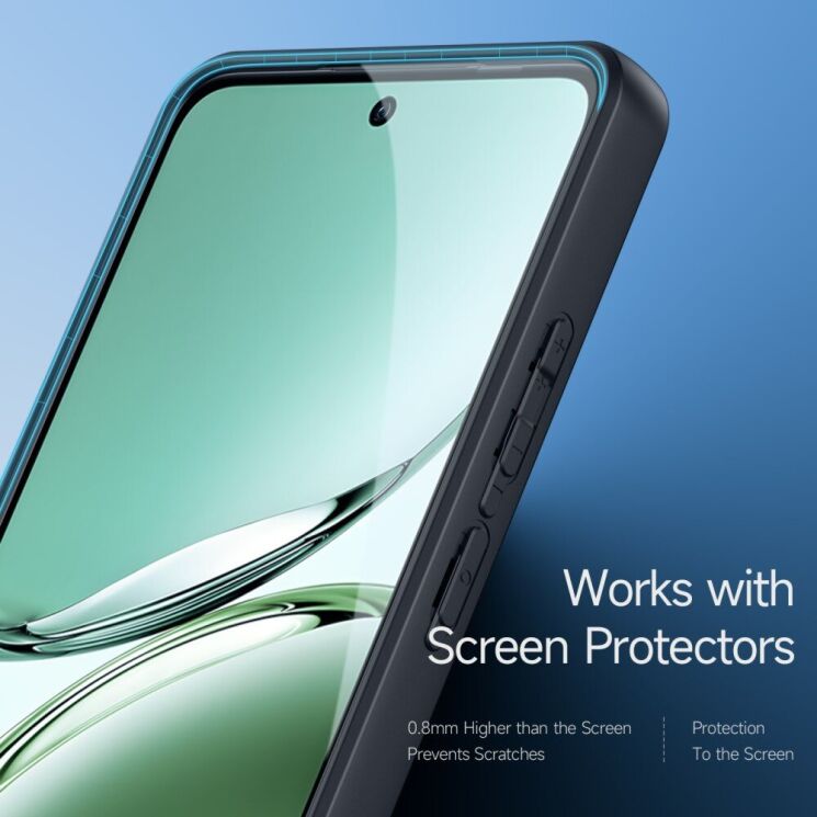 Защитный чехол DUX DUCIS Aimo Series для OPPO Reno 12 F/FS - Black: фото 8 из 13