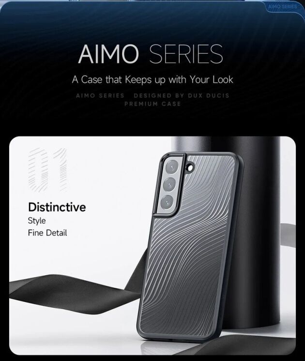 Защитный чехол DUX DUCIS Aimo Series для Samsung Galaxy S22 (S901) - Black: фото 4 из 16