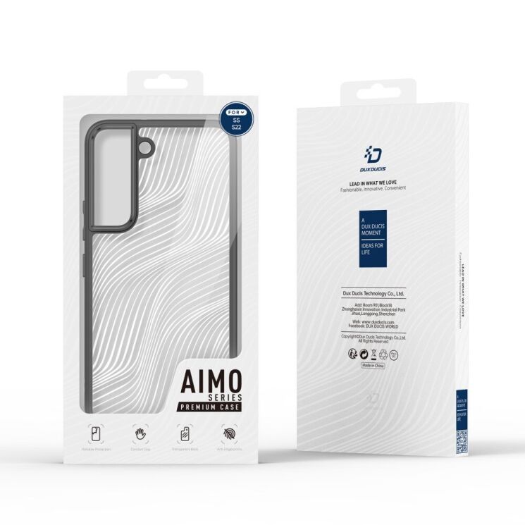 Защитный чехол DUX DUCIS Aimo Series для Samsung Galaxy S22 (S901) - Black: фото 2 из 16