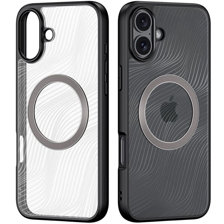 Защитный чехол DUX DUCIS Aimo Series Magnetic (FP) для Apple iPhone 16 - Black: фото 2 из 14