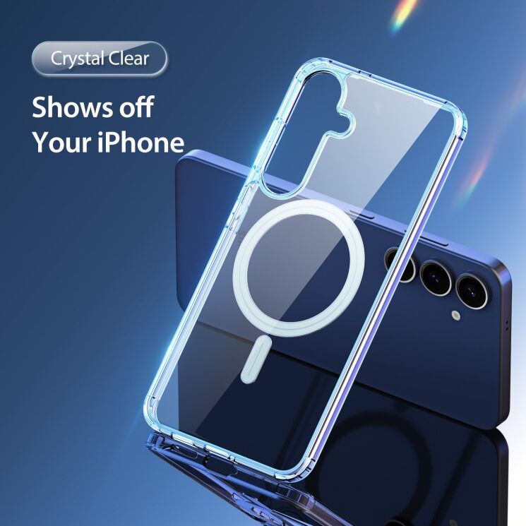 Защитный чехол DUX DUCIS Clin Series MagSafe для Samsung Galaxy S25 (S931) - Clear: фото 11 из 13