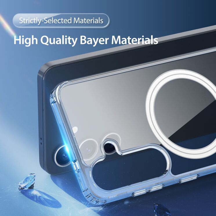 Защитный чехол DUX DUCIS Clin Series MagSafe для Samsung Galaxy S25 (S931) - Clear: фото 8 из 13