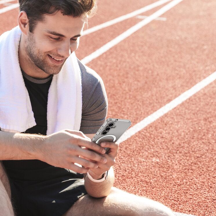 Защитный чехол DUX DUCIS Clin Series MagSafe для Samsung Galaxy S25 (S931) - Clear: фото 12 из 13