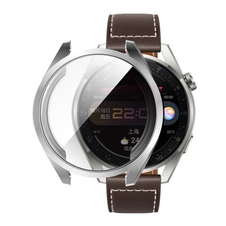 Защитный чехол Enkay Protective Case для Huawei Watch 3 Pro - Silver: фото 1 из 9