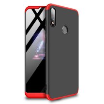 Захисний чохол GKK Double Dip Case для ASUS Zenfone Max Pro (M2) ZB631KL - Black / Red: фото 1 з 14