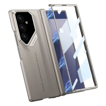 Защитный чехол GKK Hinge Shield для Samsung Galaxy Fold 7 - Titanium Grey: фото 1 из 9