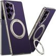 Защитный чехол GKK Leather MagSafe для Samsung Galaxy S26 Ultra (S948) - Purple (408512V)