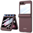 Защитный чехол GKK Magnetic Fold для Samsung Galaxy Flip 6 - Wine Red (357504WR)
