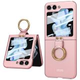Захисний чохол GKK Ring Holder для Samsung Galaxy Flip 5 - Pink (332435P)