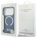 Защитный чехол Guess IML Script Metal MagSafe для iPhone 17 Pro (GUHMP17L5HTCSMSB) - Blue (403263L). Фото 8 из 9