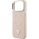 Защитный чехол Guess Triangle Logo MagSafe для iPhone 17 Pro Max (GUHMP17XPSDTSCMP) - Pink (402890P). Фото 6 из 8