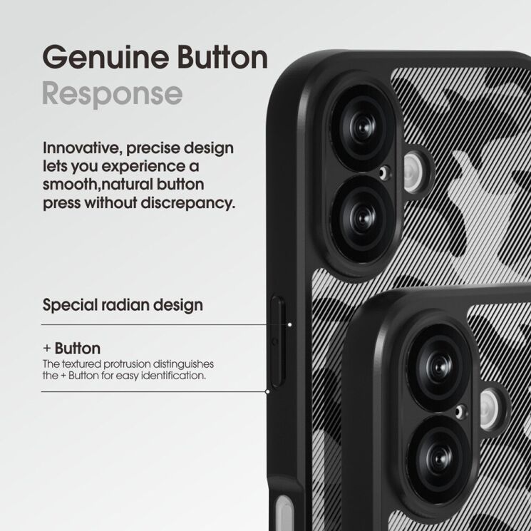 Захисний чохол IBMRS Military для Apple iPhone 16 - Artistic Camouflage: фото 5 з 7
