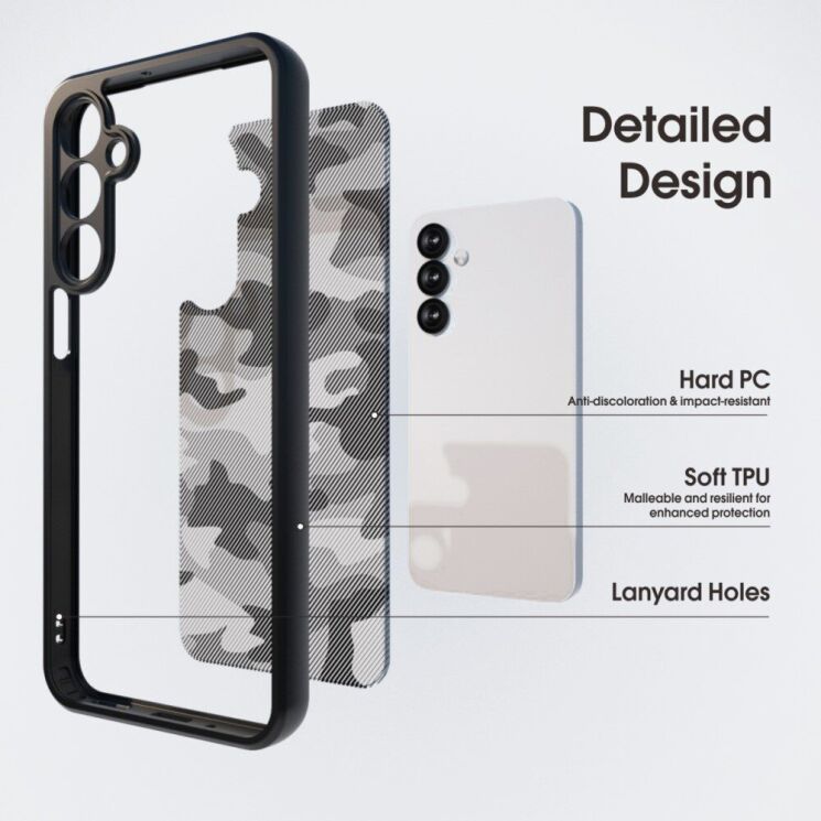 Защитный чехол IBMRS Military для Samsung Galaxy A16 (A165) - Artistic Camouflage: фото 2 из 7