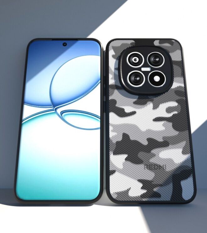 Захисний чохол IBMRS Military для Xiaomi Redmi Note 15 Pro - Transparent Black: фото 3 з 8