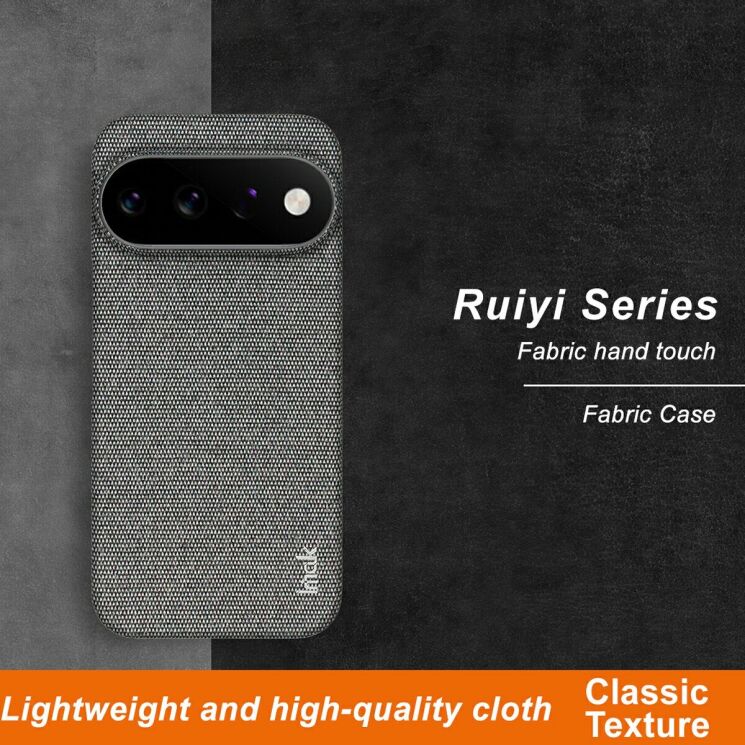 Защитный чехол IMAK Fabric Case для Google Pixel 11 Pro XL - Black: фото 3 из 8