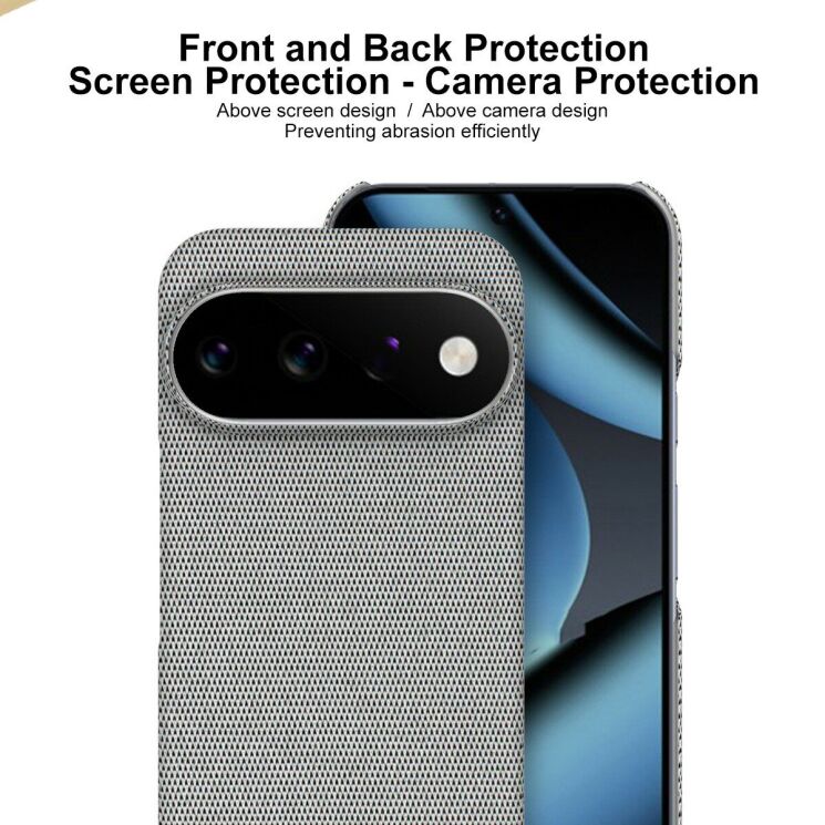 Защитный чехол IMAK Fabric Case для Google Pixel 11 Pro XL - Black: фото 6 из 8