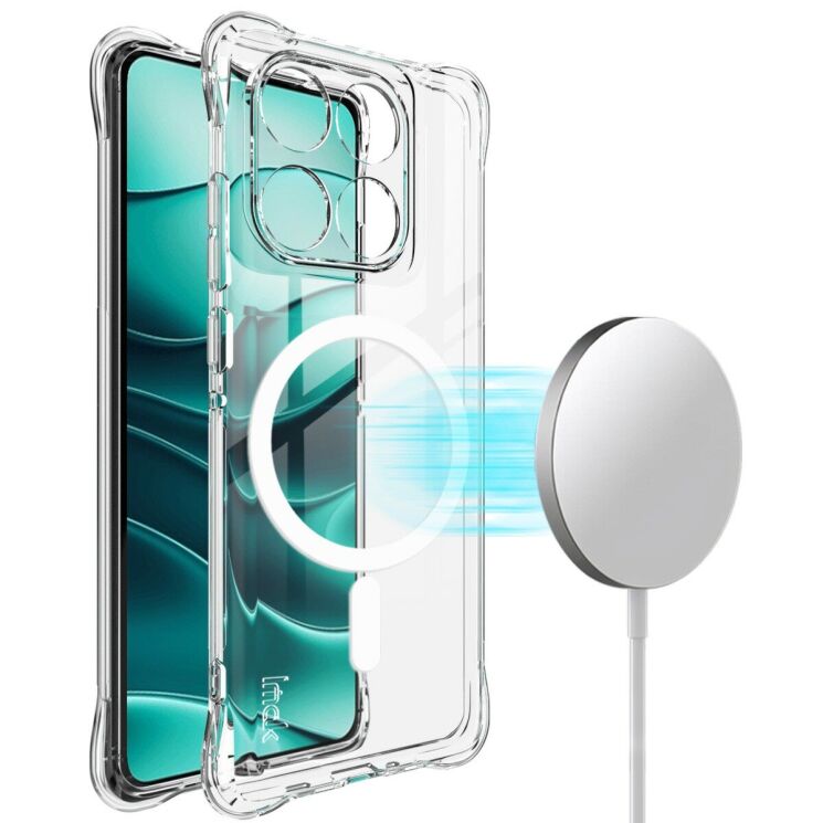 Захисний чохол IMAK Space Shield MagSafe для Motorola Edge 60 Fusion / Edge 60 - Transparent: фото 1 з 10