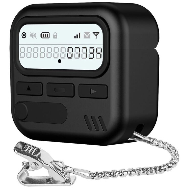 Захисний чохол KALEBOL Retro Design для Apple AirPods Pro / Pro 2 - Black: фото 1 з 11