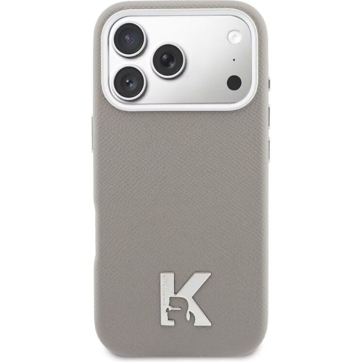 Защитный чехол Karl Lagerfeld Karl Head Logo MagSafe для iPhone 17 Pro (KLHMP17L5PGFKHGG) - Grey (422731H) Защитный чехол Karl Lagerfeld Karl Head Logo MagSafe для iPhone 17 Pro (KLHMP17L5PGFKHGG) - Grey: фото 2 из 7