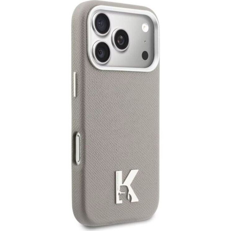 Защитный чехол Karl Lagerfeld Karl Head Logo MagSafe для iPhone 17 Pro (KLHMP17L5PGFKHGG) - Grey (422731H) Защитный чехол Karl Lagerfeld Karl Head Logo MagSafe для iPhone 17 Pro (KLHMP17L5PGFKHGG) - Grey: фото 3 из 7