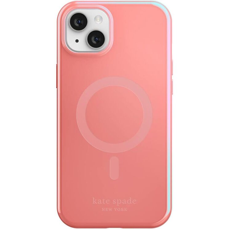 Защитный чехол Kate Spade NY Protective Hardshell Magsafe для Apple iPhone 14 Plus - Grapefruit: фото 2 из 5