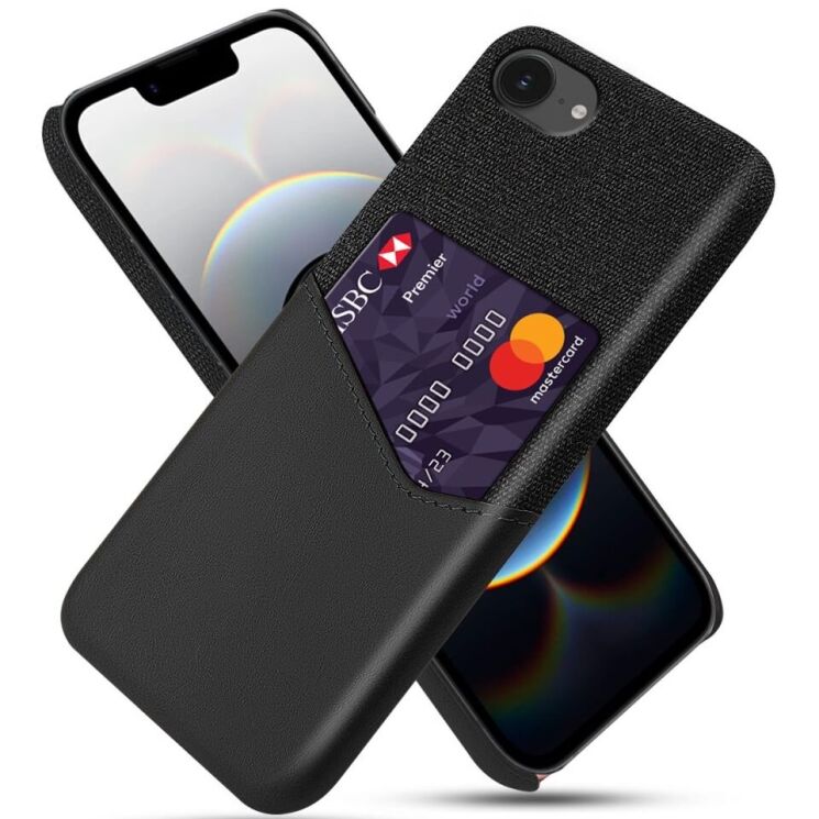 Защитный чехол KSQ Business Pocket для Apple iPhone 16e - Black: фото 1 из 4