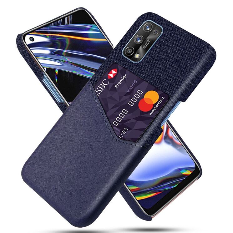Захисний чохол KSQ Business Pocket для Realme 7 Pro - Blue: фото 1 з 4