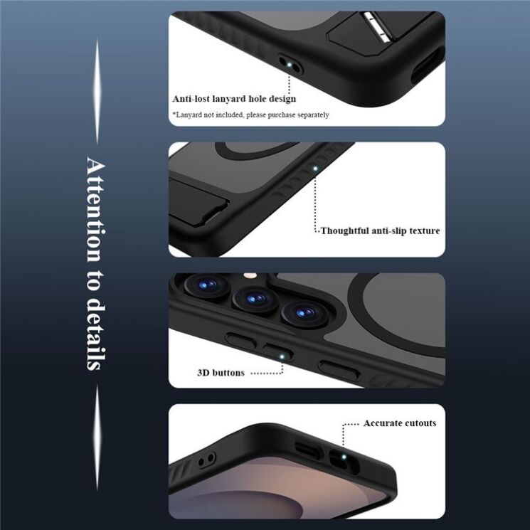 Защитный чехол LEREACH Le-Chic Series для Samsung Galaxy S24 (S921) / Galaxy S25 (S931) - Black: фото 16 из 18