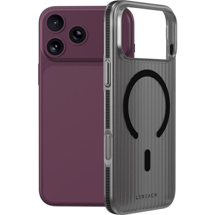 Защитный чехол LEREACH TOC Magnetic для iPhone 18 Pro - Black: фото 1 из 12